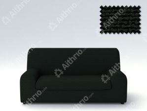Ελαστικά καλύμματα καναπέ Ξεχωριστό Μαξιλάρι Bielastic Alaska-Τριθέσιος-Μαύρο -10+ Χρώματα Διαθέσιμα-Καλύμματα Σαλονιού