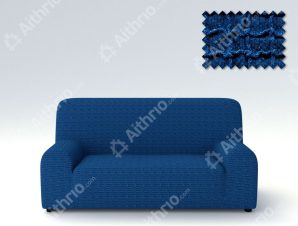 Ελαστικά Καλύμματα Προσαρμογής Σχήματος Καναπέ Canada – C/4 Μπλε – Τριθέσιος -10+ Χρώματα Διαθέσιμα-Καλύμματα Σαλονιού