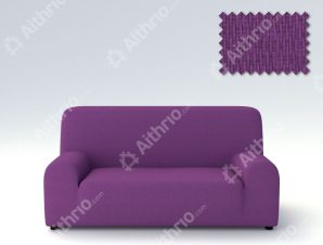 Ελαστικά καλύμματα καναπέ Peru-Διθέσιος-Μωβ -10+ Χρώματα Διαθέσιμα-Καλύμματα Σαλονιού