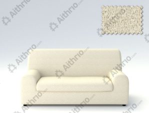 Ελαστικά καλύμματα καναπέ Ξεχωριστό Μαξιλάρι Valencia-Τριθέσιος-Ιβουάρ -10+ Χρώματα Διαθέσιμα-Καλύμματα Σαλονιού