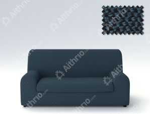 Ελαστικά καλύμματα καναπέ Ξεχωριστό Μαξιλάρι Bielastic Viena-Πολυθρόνα-Μπλε -10+ Χρώματα Διαθέσιμα-Καλύμματα Σαλονιού